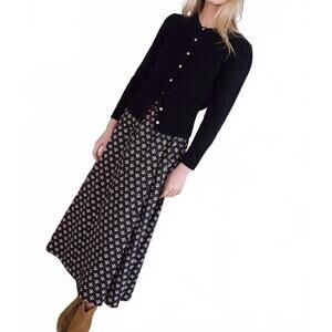 NEW MAREA louisa skirt in black marea flower
